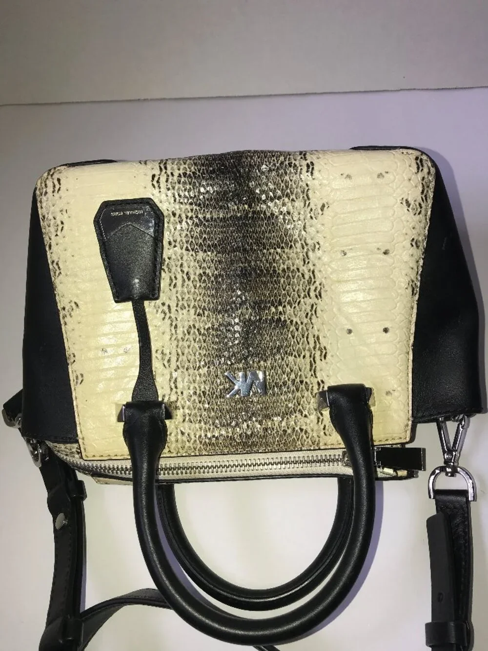 Michael Kors Python Print Nolita 2-Way Handbag